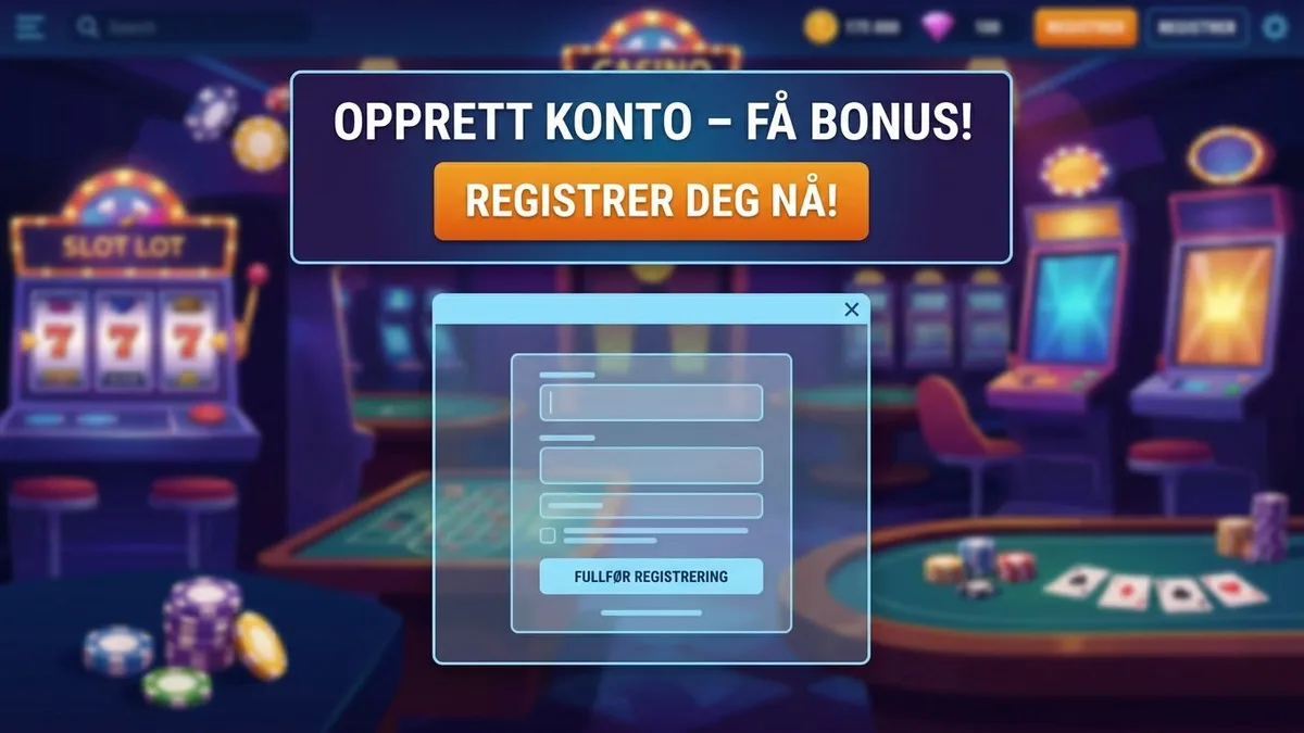 Registrer deg med bonus