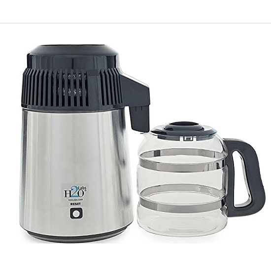 Best-In-Class Stainless Steel Water Distiller with Glass Carafe