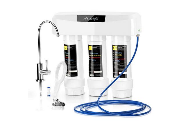 frizzlife under sink water filter system review